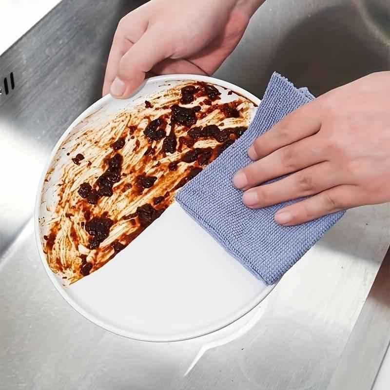 Reusable Microfiber Kitchen Cleaning Towels - Absorbent Dishcloths - Pack of 20 Pcs