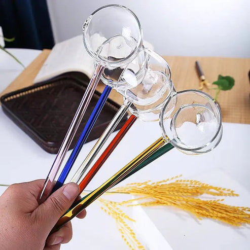 Heat Resistance Borosilicate Glass Tarka Spoon