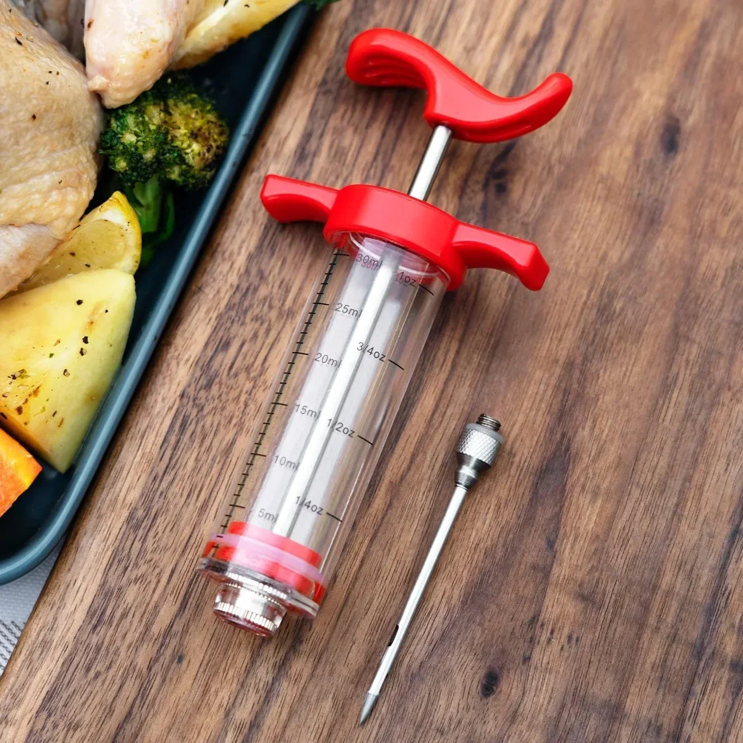 BBQ Meat Flavor Injector Needle Kitchen Tool
