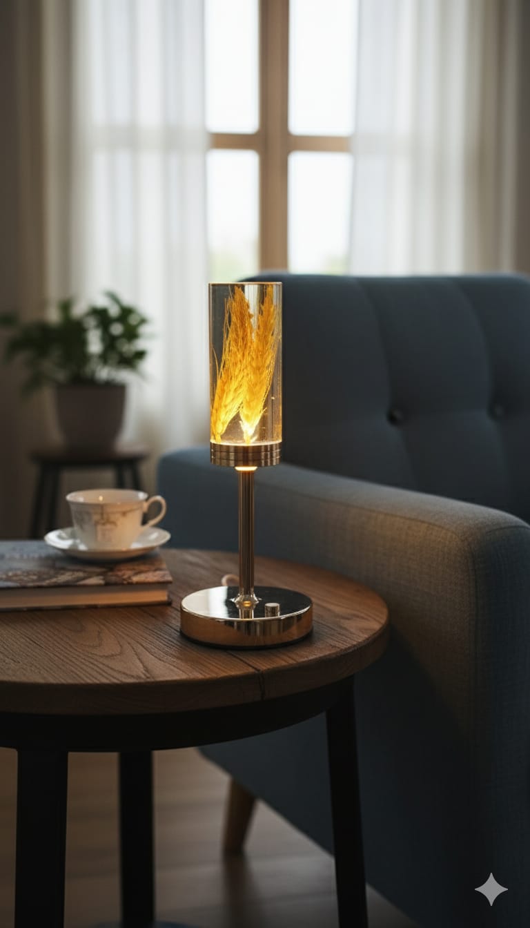 Rechargeable Flower Lamp – Romantic LED Night Light for Home Décor