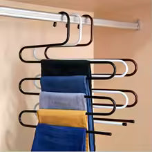 5 in 1 Pants Hanger Organizer Space Saver