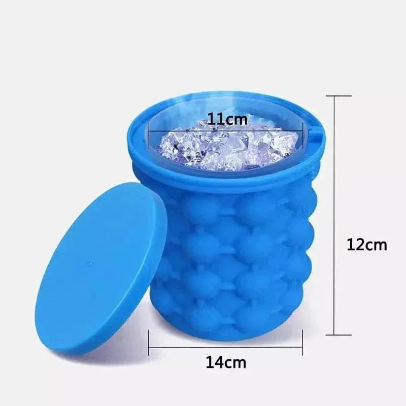 Silicone Ice Bucket for Parties and Events - Durable and Flexible Design