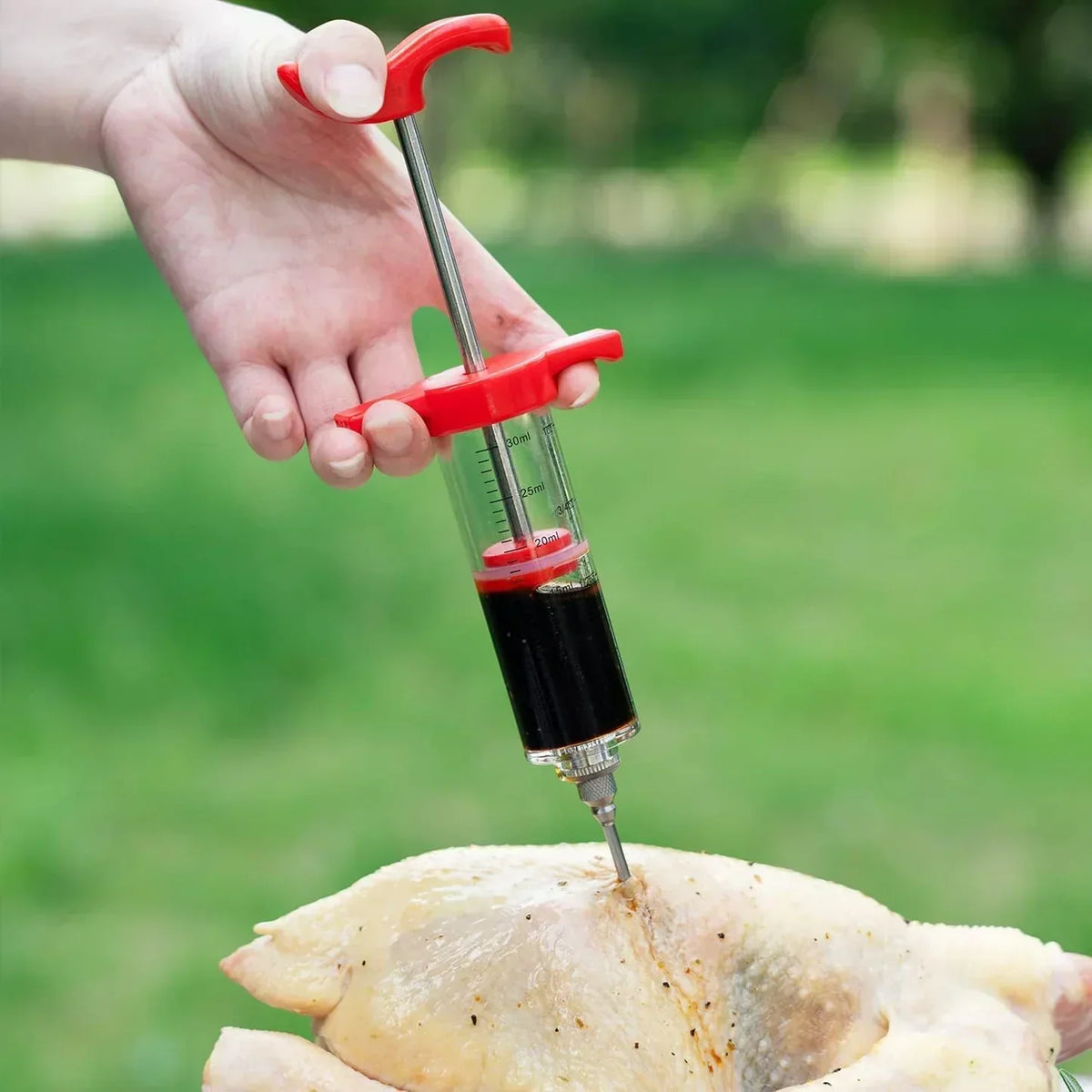 BBQ Meat Flavor Injector Needle Kitchen Tool