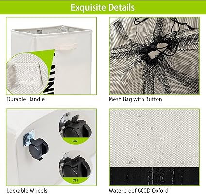 Laundry Basket With Wheel