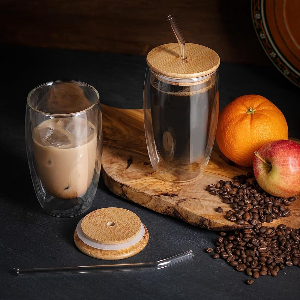 Double Walled Coffee Mug With Lid