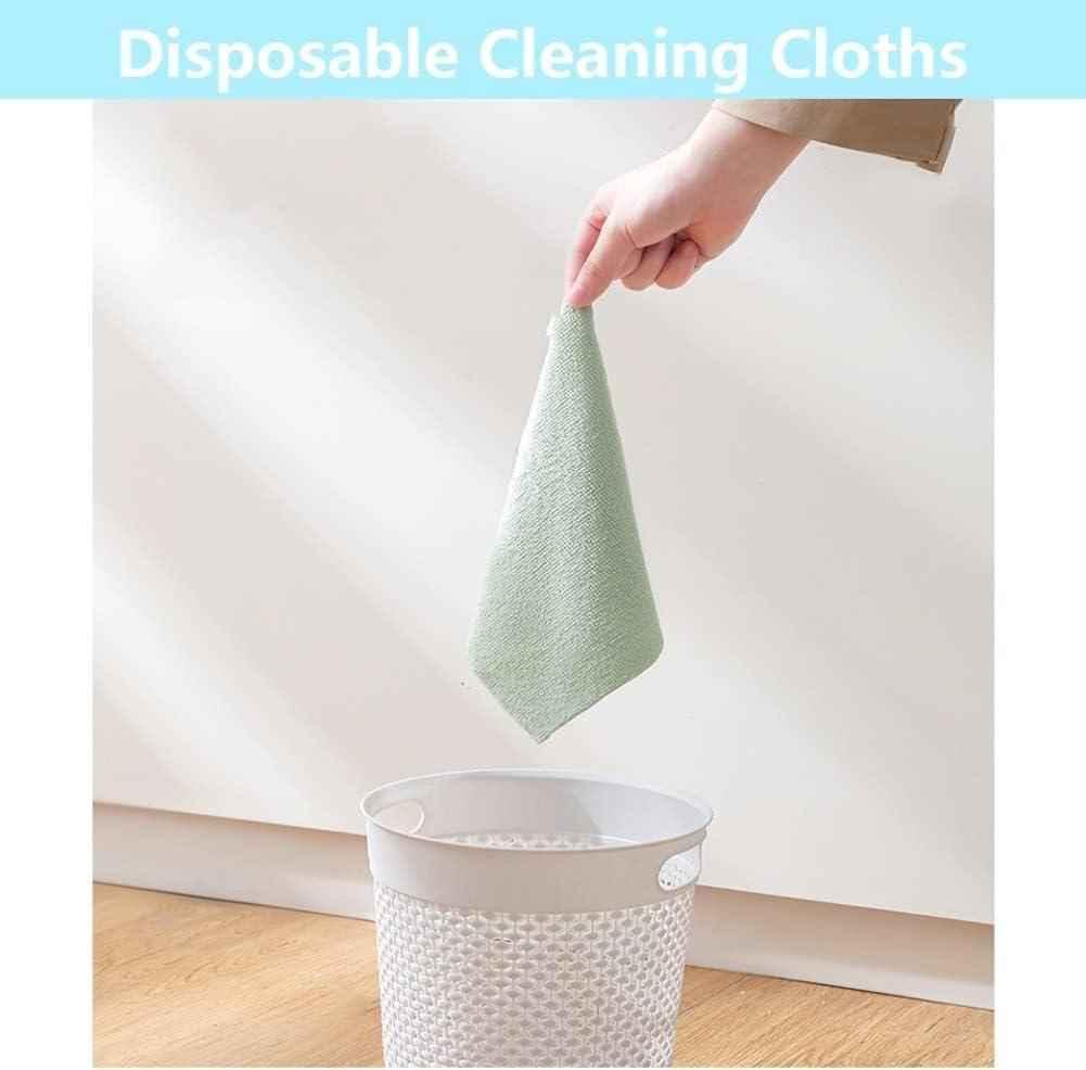 Reusable Microfiber Kitchen Cleaning Towels - Absorbent Dishcloths - Pack of 20 Pcs