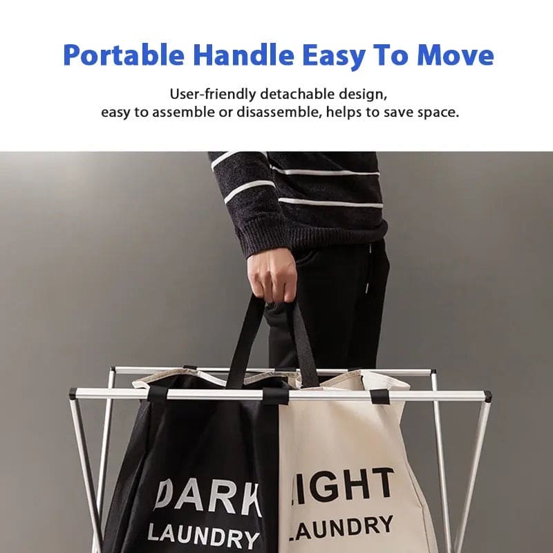 2/3 Portion Laundry Basket – Stylish & Space-Saving Solution for Organized Laundry