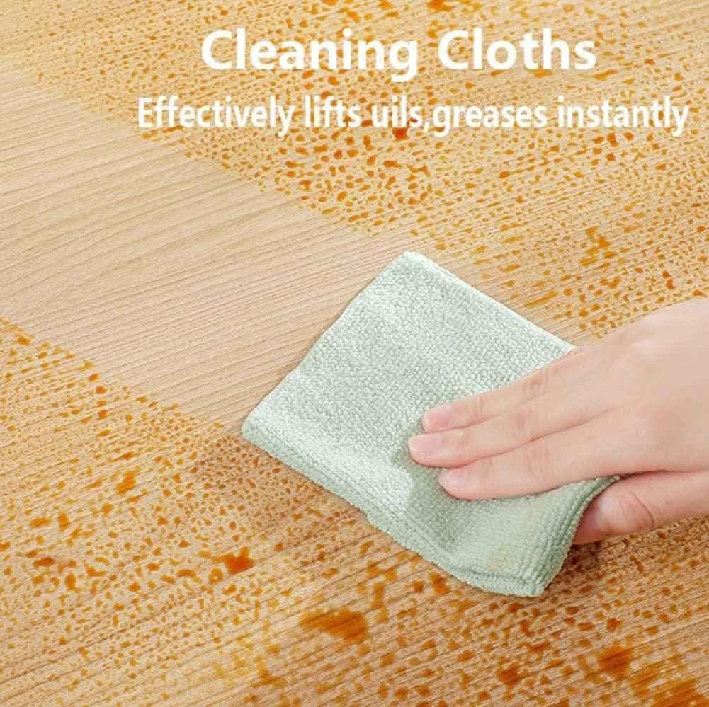 Reusable Microfiber Kitchen Cleaning Towels - Absorbent Dishcloths - Pack of 20 Pcs