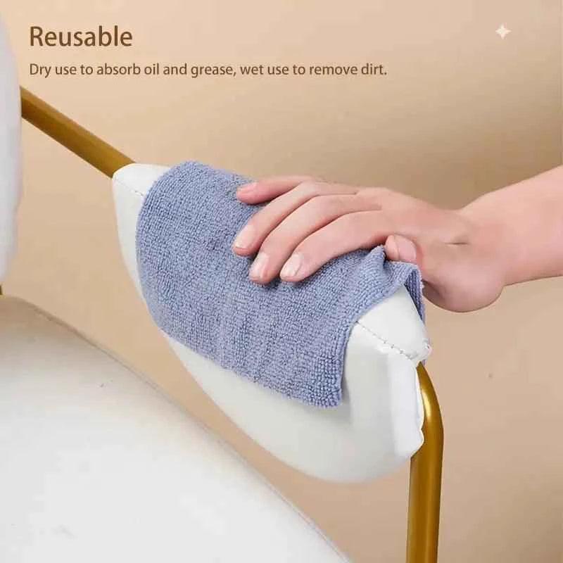 Reusable Microfiber Kitchen Cleaning Towels - Absorbent Dishcloths - Pack of 20 Pcs