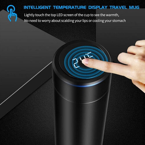 LED Temperature Display Water Bottle Stainless Steel 500ML