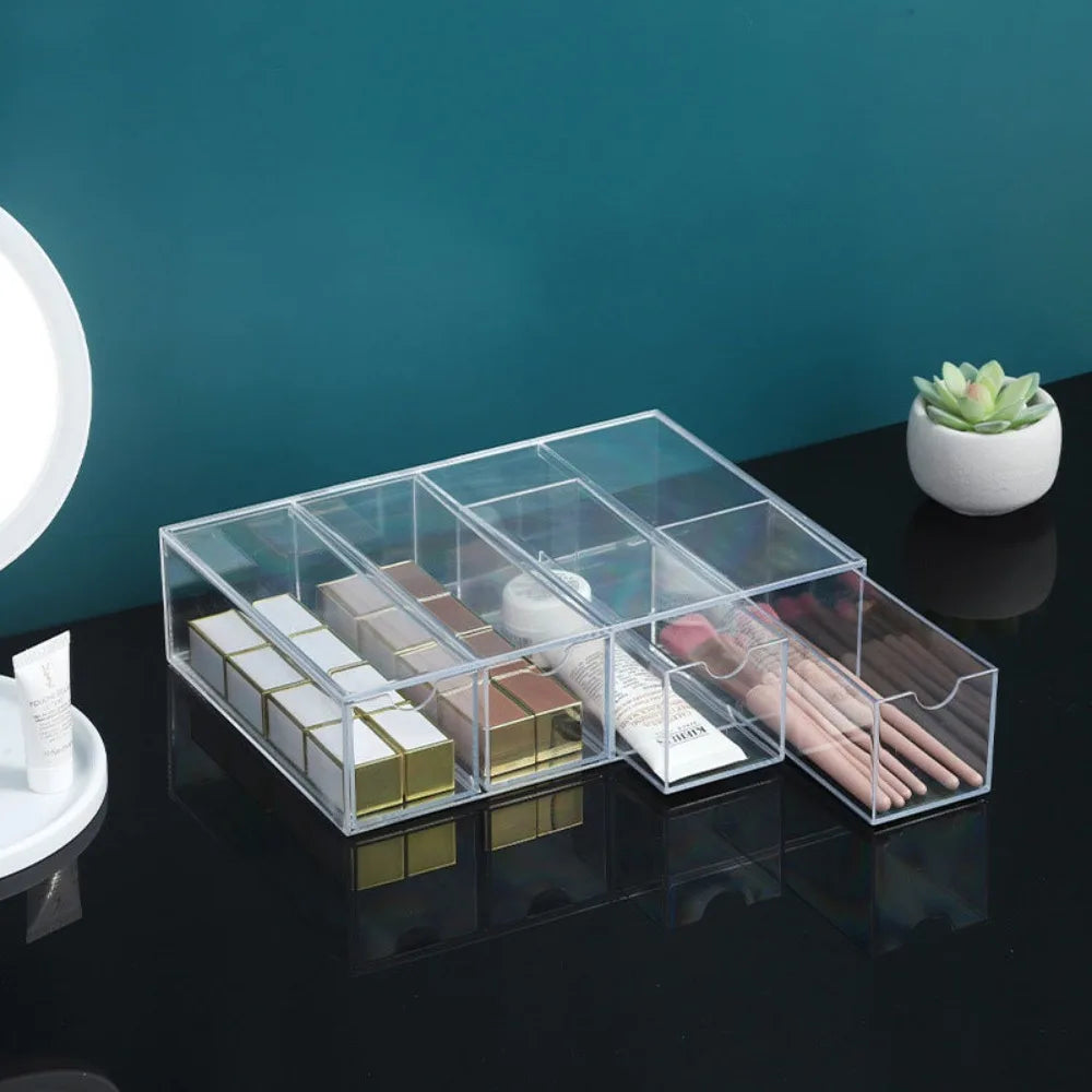 4 Layer Acrylic Sunglasses Storage Box – Transparent Organizer Case