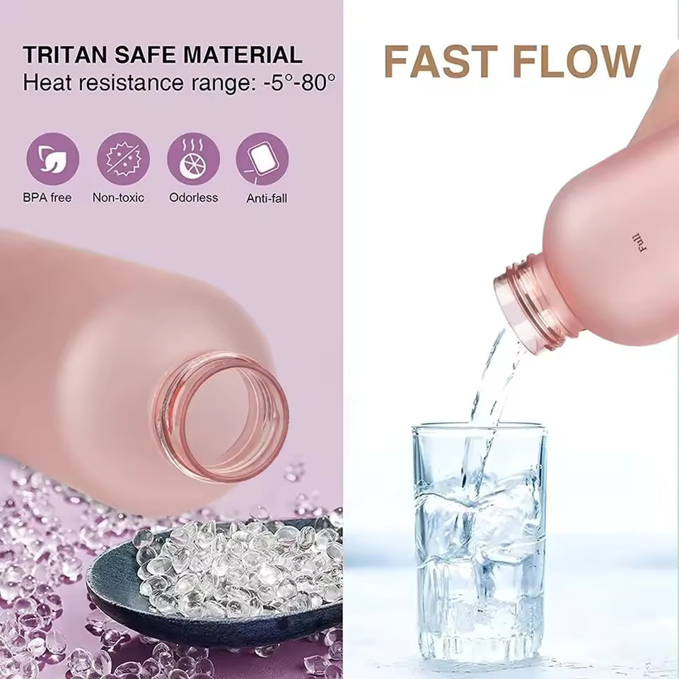 Motivational Time Marker 1L Water Bottle – Drink Tracker Bottle (Random Color)