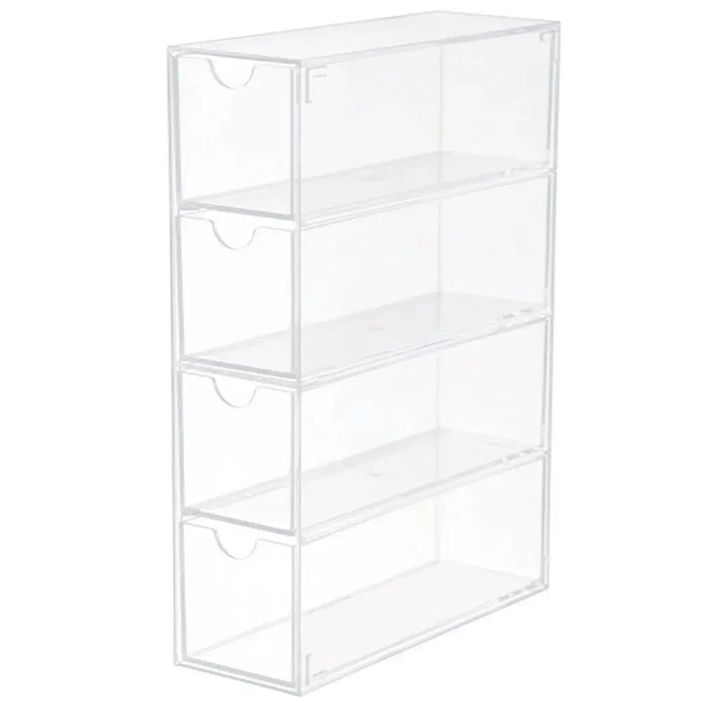 4 Layer Acrylic Sunglasses Storage Box – Transparent Organizer Case