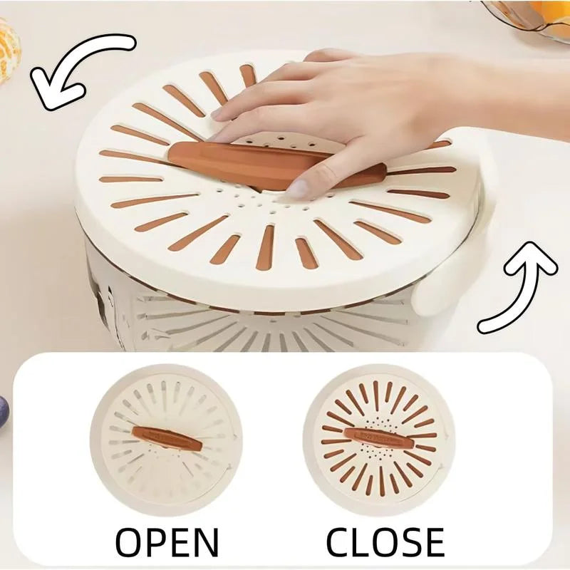 Fruit Drain Basket Strainer – Multi-Purpose Washing Bowl