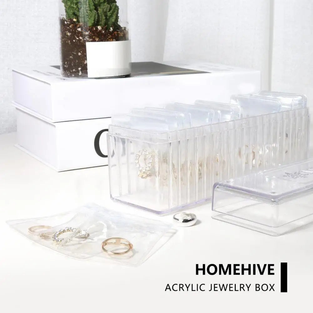 20 Pcs Transparent Jewelry Storage Bags