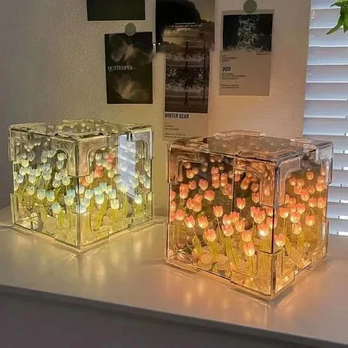 DIY LED Acrylic Tulip Night Lamp