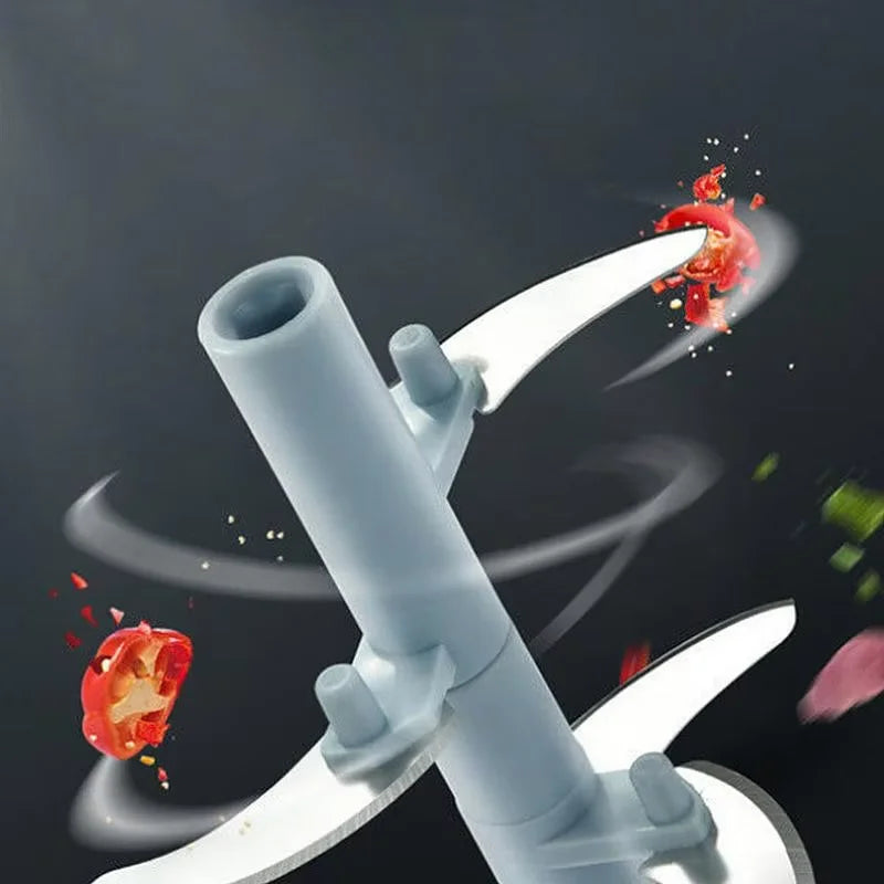 Spin Blade Chopper – Manual Vegetable Cutter