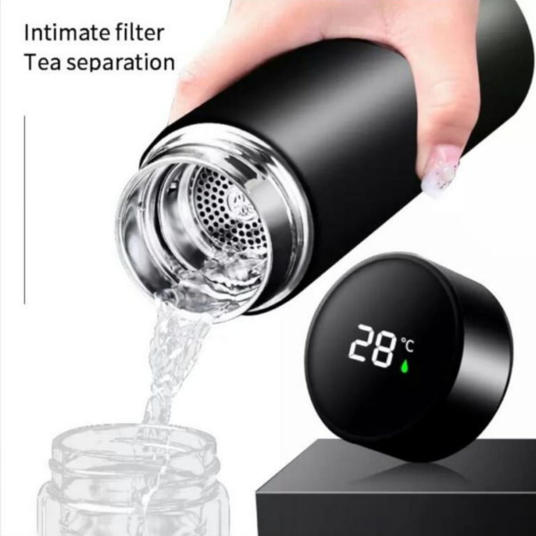 LED Temperature Display Water Bottle Stainless Steel 500ML
