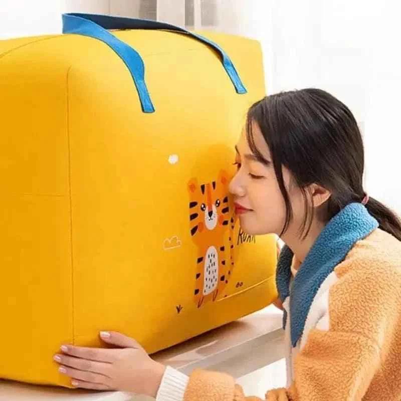 Children's Foldable Comforter Bag for Easy Storage