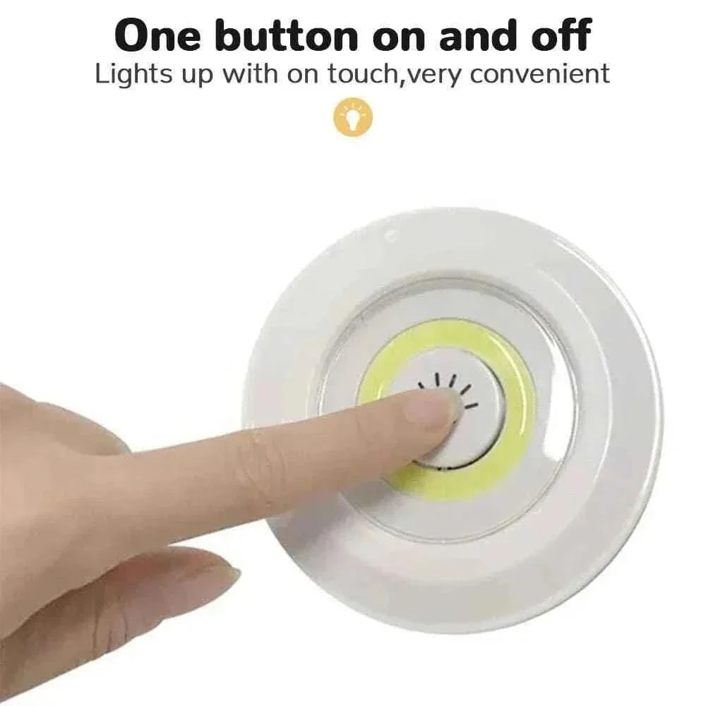Pack of 3 Wireless LED Night Lights with Remote Control - Ultra-Bright