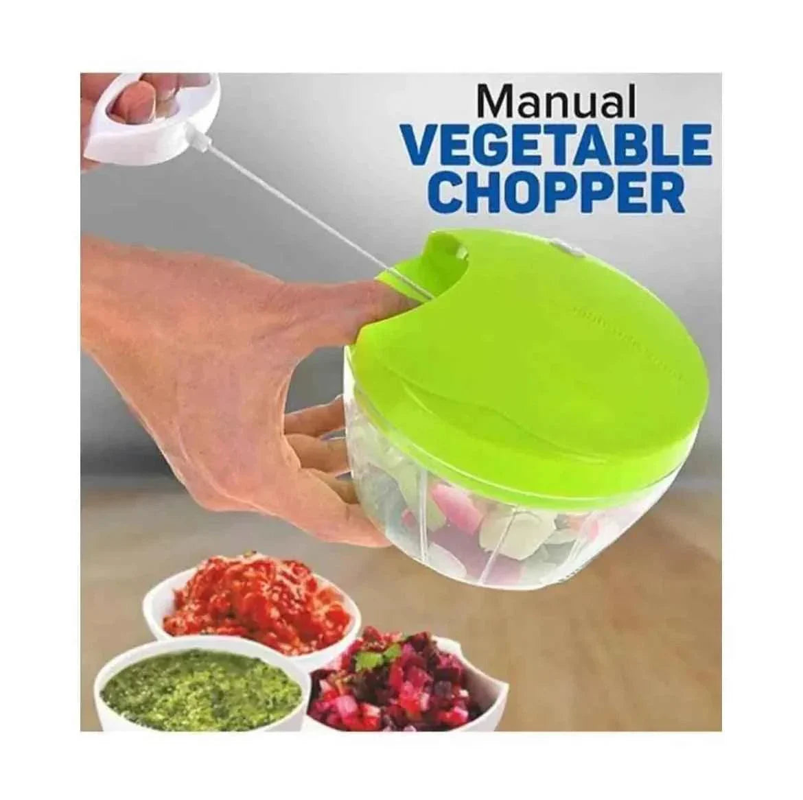 3 Blades Manual Cutter for Effortless Vegetable and Fruit Slicing