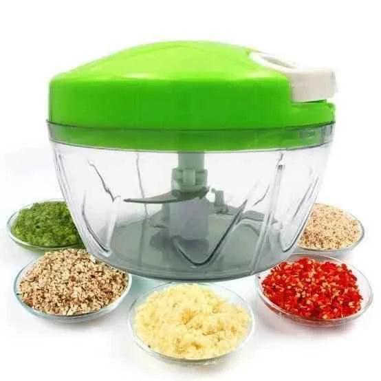 3 Blades Manual Cutter for Effortless Vegetable and Fruit Slicing