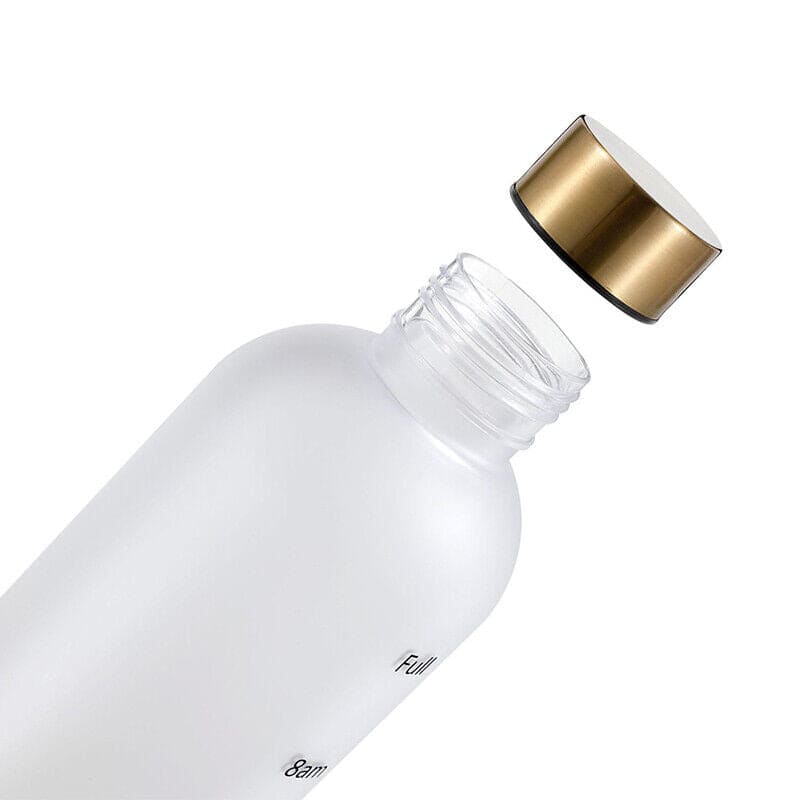 1L Time Marker Water Bottle, Motivational Water Bottle With Time Markings, Sports Water Bottle for Outdoor Activities