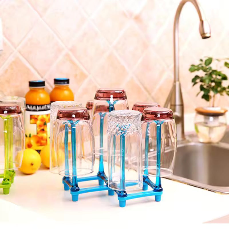 Glass Cup Drying Rack for Efficient Kitchen Storage