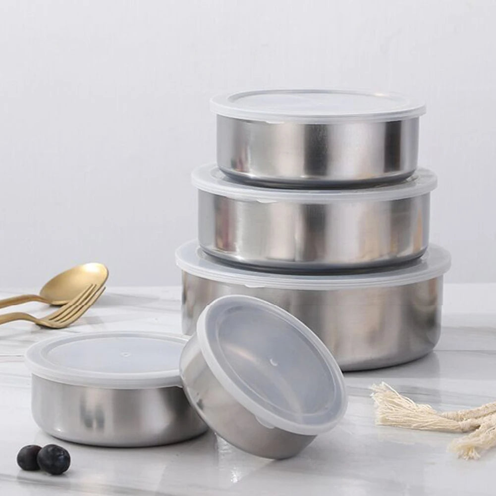 Stainless Steel Bowl Set - 5 pcs