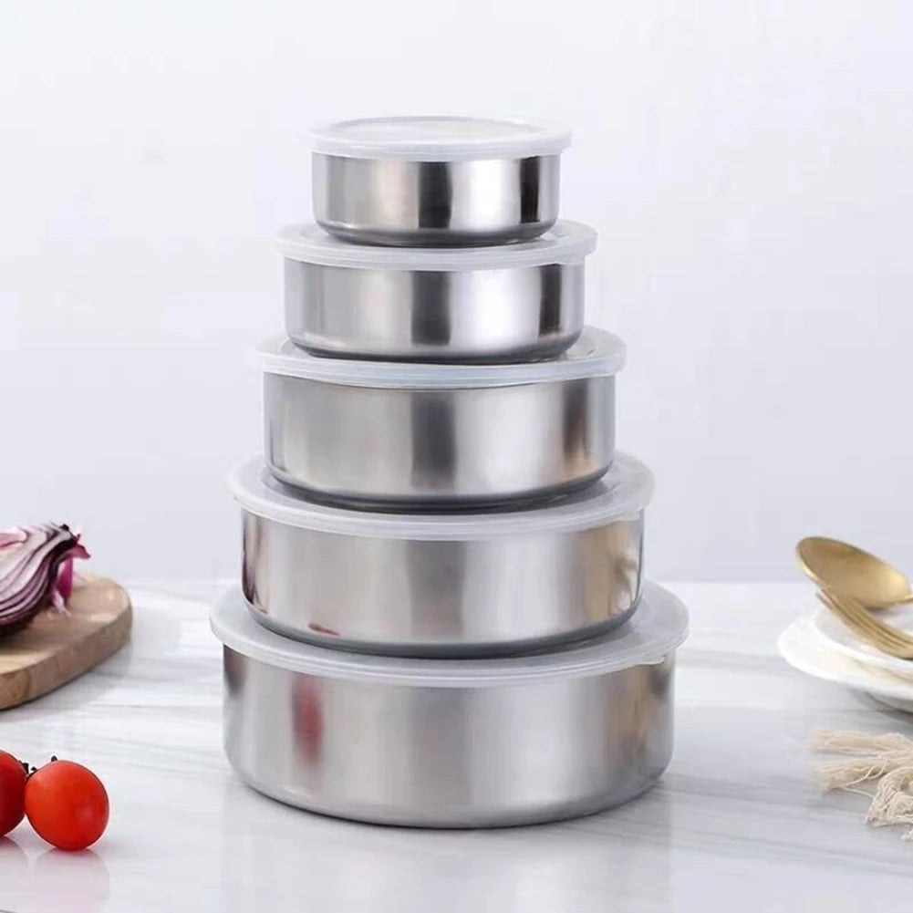 Stainless Steel Bowl Set - 5 pcs