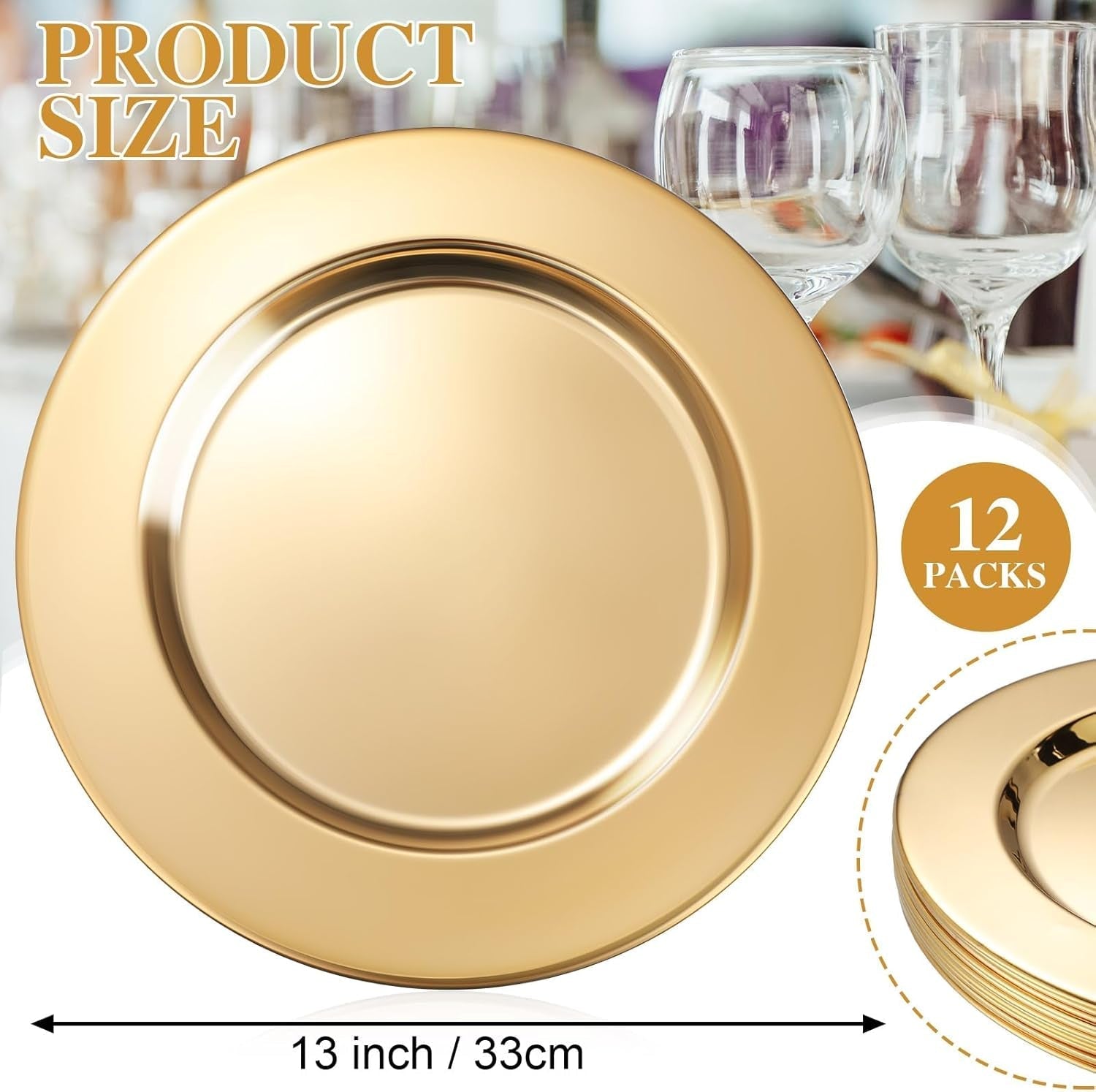 Golden Plate - Juliana Style (1 Pc)