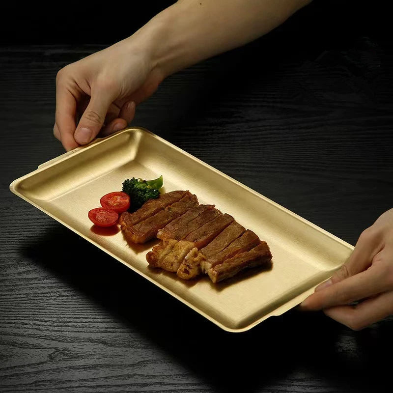 Luxury Gold Serving Tray