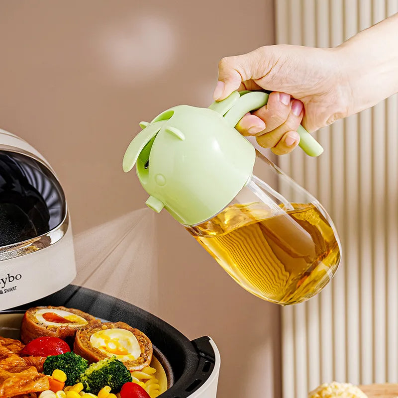 2-in-1 Oil Sprayer & Dispenser Bottle