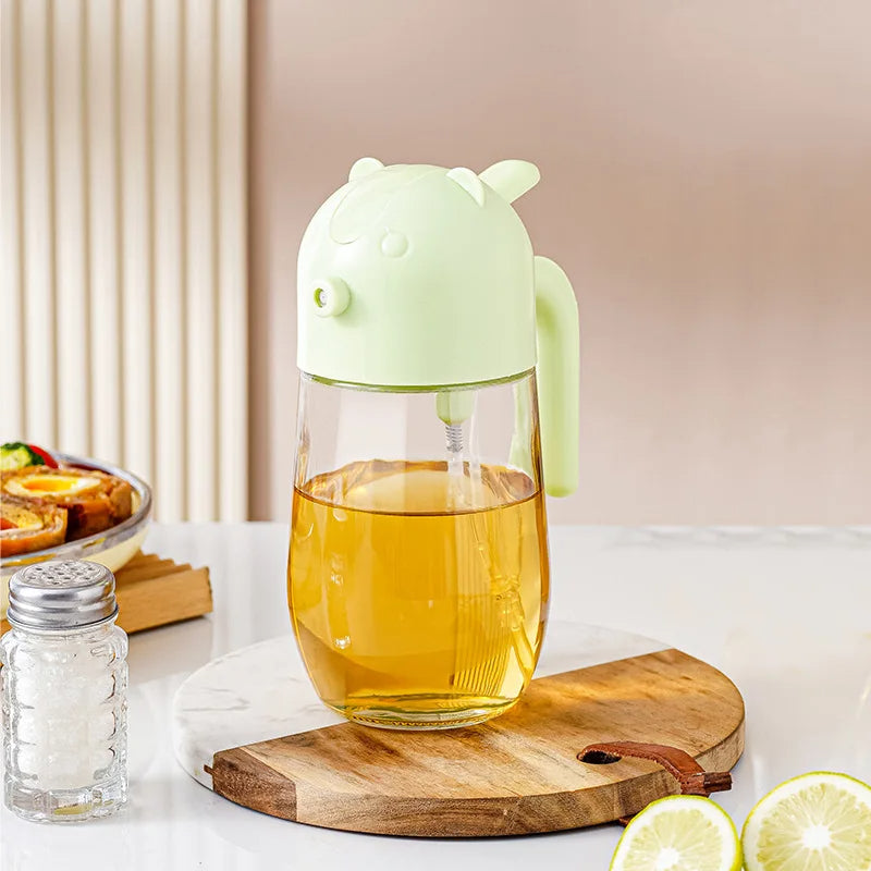 2-in-1 Oil Sprayer & Dispenser Bottle