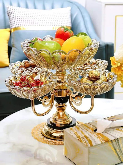 Rotating Acrylic Dry Fruit Rack