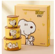 Luxury Snoopy Design Ceramic Jar Set ā With Gift Box Packaging