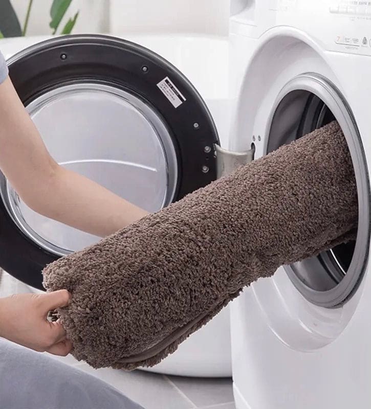 Fluffy Bathroom Mat, Non Slip Plush Carpet Bath Mat, Soft Comfortable Water Absorbent Mat, Bathroom Kitchen Floor Mat, Door Entrance Soft Mat, Thick Shaggy Shower Rug Mat, Plush Microfiber Rugs, Washable Quick Dry Bath Rugs, Anti Skid Bathroom Shower Mat