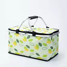 Large Foldable Picnic Basket with Handle