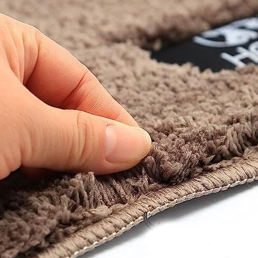 Fluffy Bathroom Mat, Non Slip Plush Carpet Bath Mat, Soft Comfortable Water Absorbent Mat, Bathroom Kitchen Floor Mat, Door Entrance Soft Mat, Thick Shaggy Shower Rug Mat, Plush Microfiber Rugs, Washable Quick Dry Bath Rugs, Anti Skid Bathroom Shower Mat