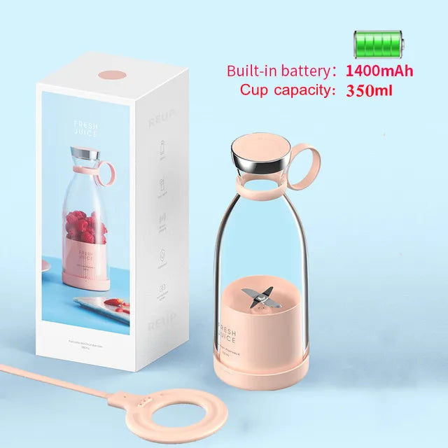 Portable Electric Juicer Blender - Compact & Stylish