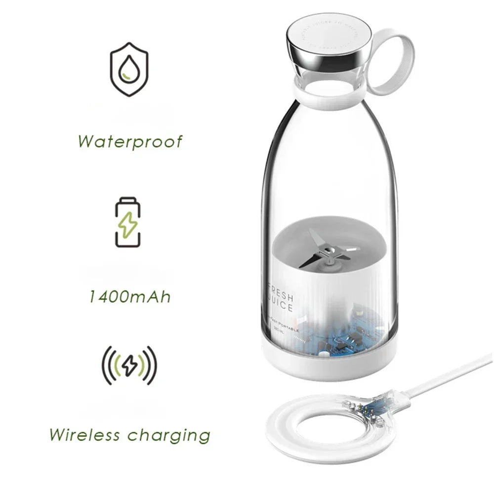 Portable Electric Juicer Blender - Compact & Stylish