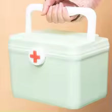 Portable Medicine Chest with Handle - Multi Color