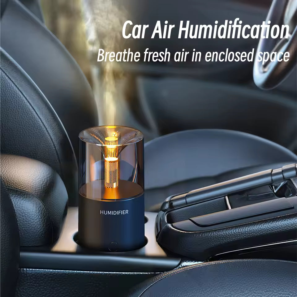 Premium Portable USB Aroma Humidifier with LED Light