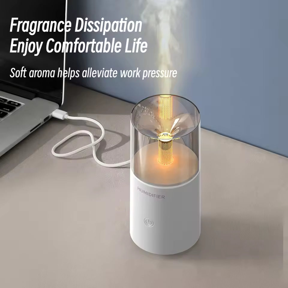 Premium Portable USB Aroma Humidifier with LED Light