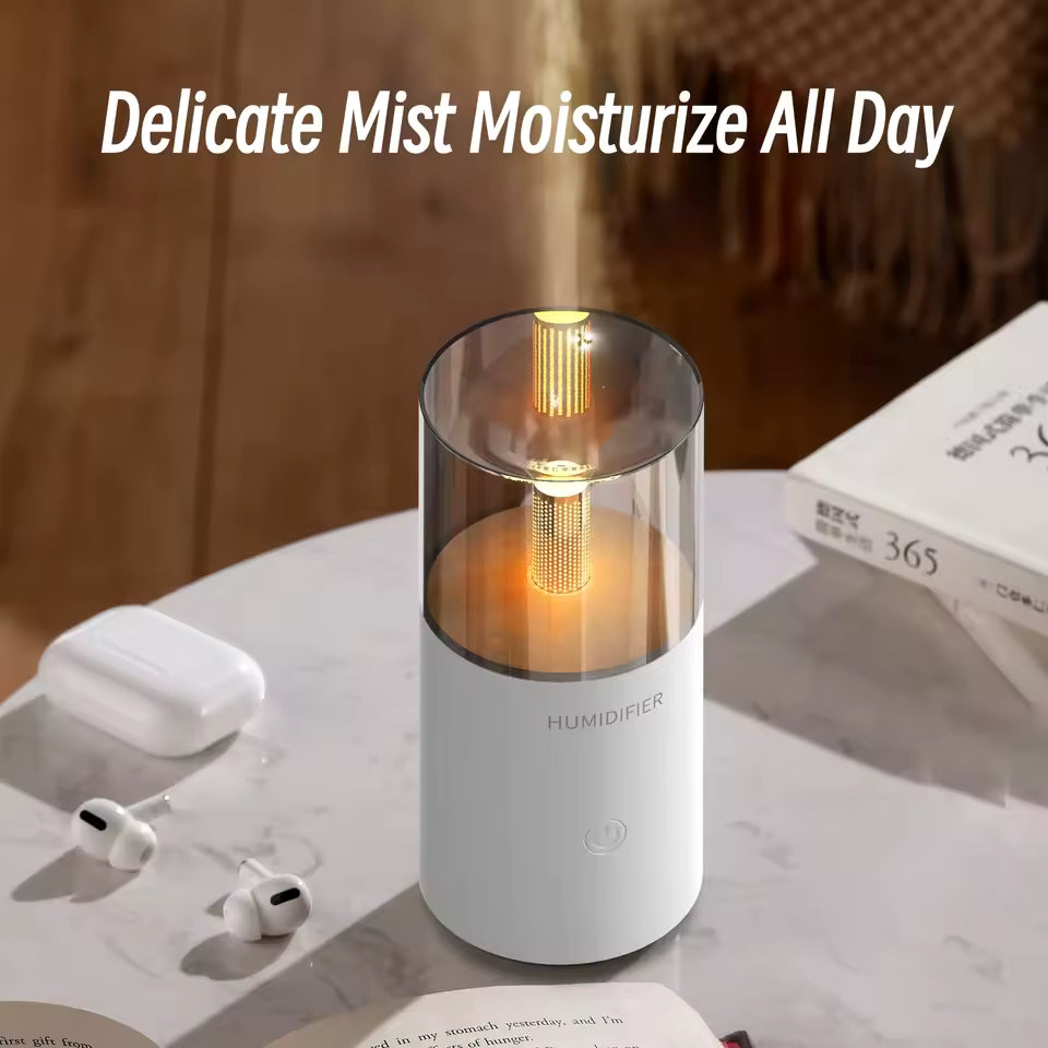 Premium Portable USB Aroma Humidifier with LED Light