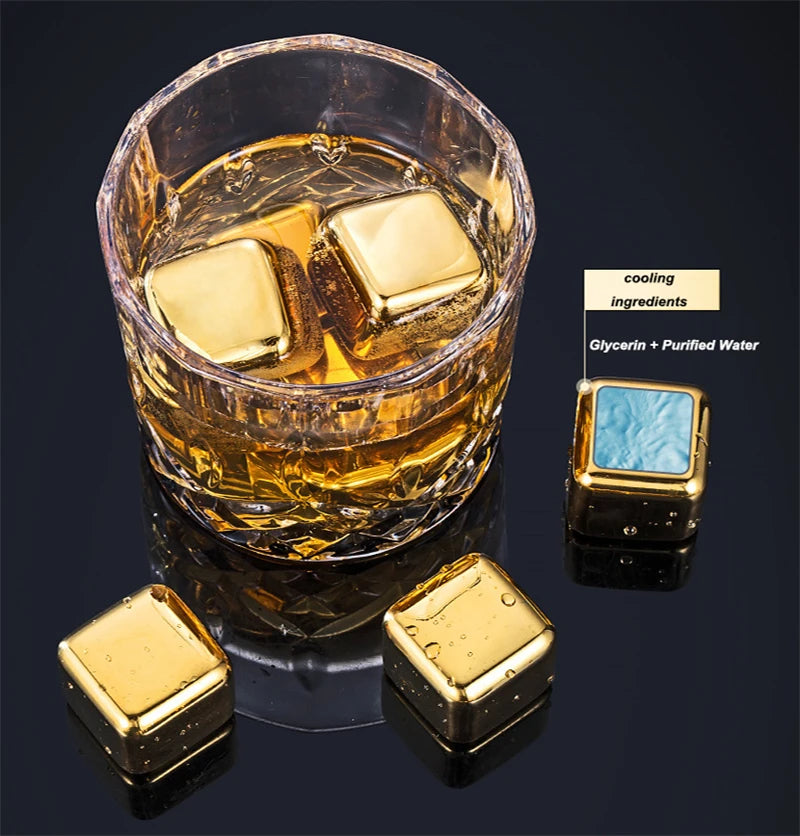 Reusable Stainless Steel Ice Cubes