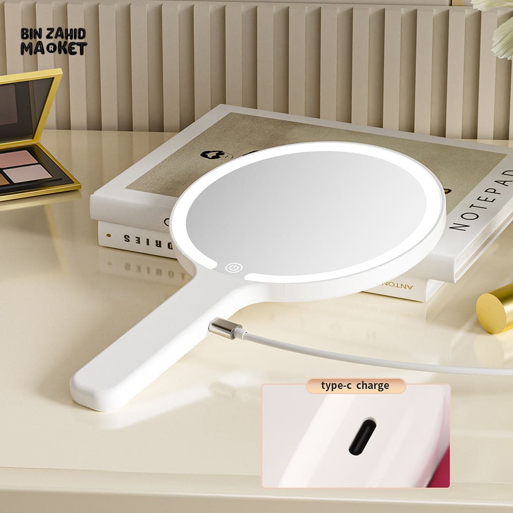 Rechargeable Smart Table LED Mirror Touch Screen