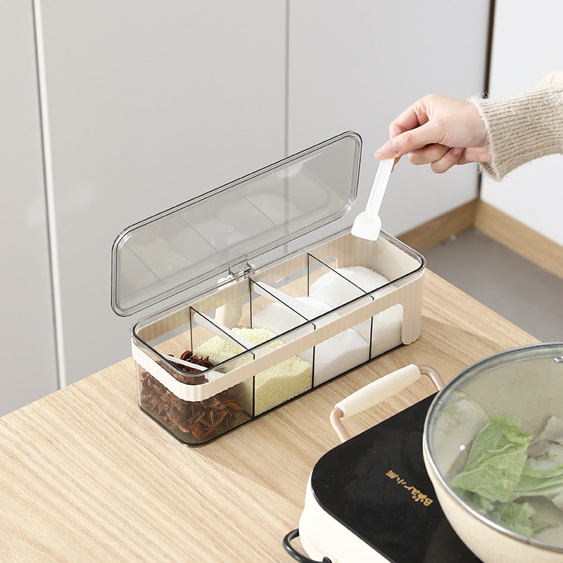 4 Grid Spice Storage Box