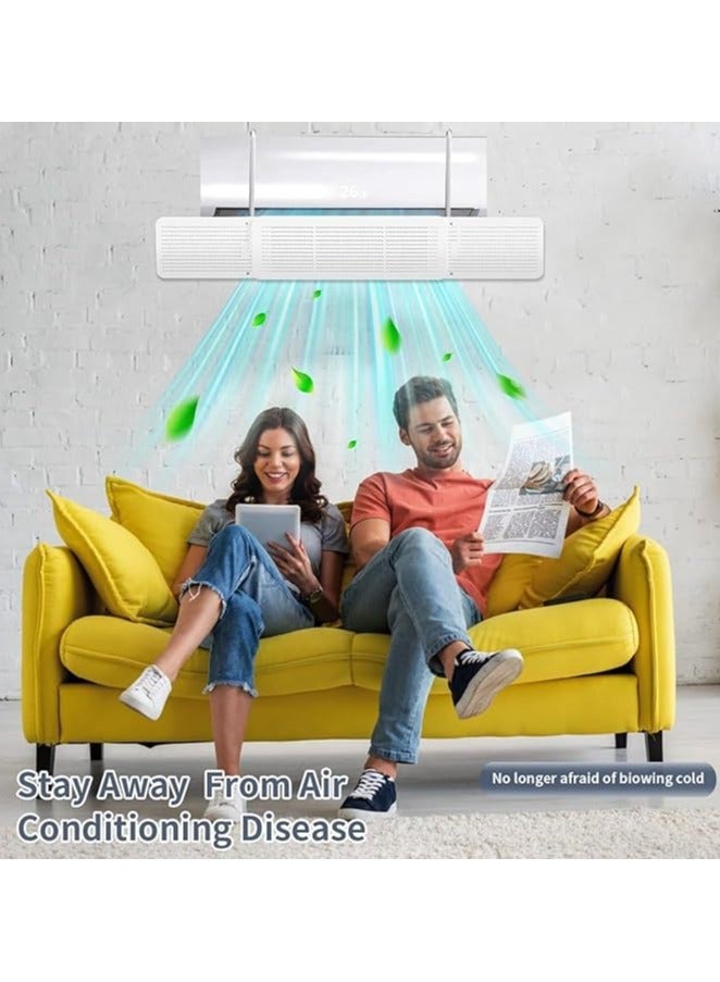 Split AC Air Deflector, universally Adjustable to Accommodate All AC sizes.