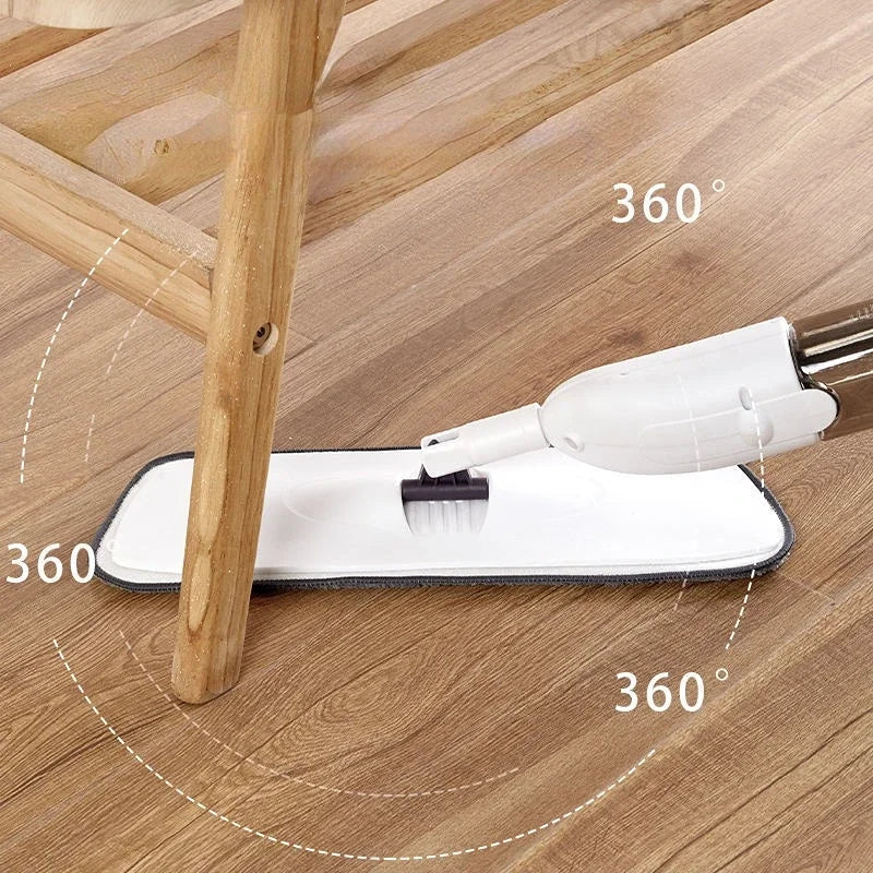 Spray Mop with Built-In Cleaner Spray